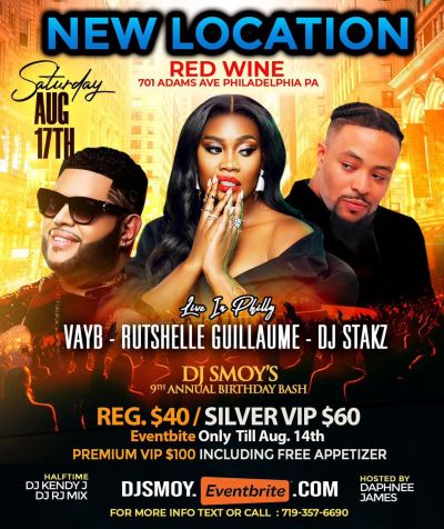 Rutshelle, Vayb, Dj Stakz Live in Philly