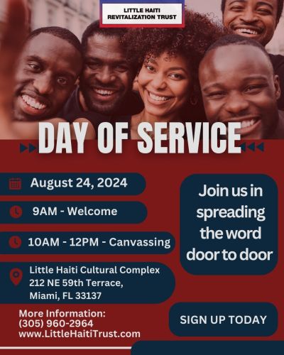 DAY OF SERVICE - Giving Back - Volunteer Day in Little Haiti